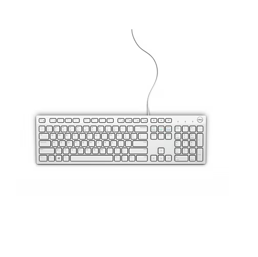 კლავიატურა DELL Multimedia Keyboard-KB216 - White (580-ADGM)