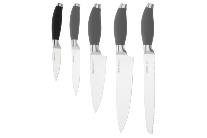 დანა Ardesto Paring Knife Gemini, 8.9cm, stainless steel, plastic, black