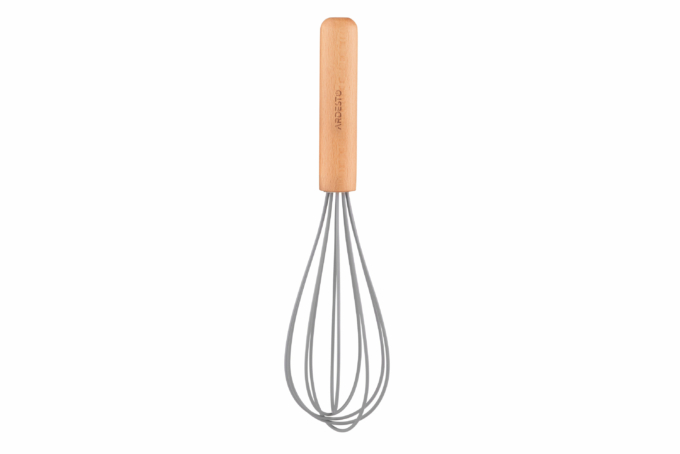  სათქვეფი Ardesto Whisk Midori, 23.6cm, silicone, wood, gray