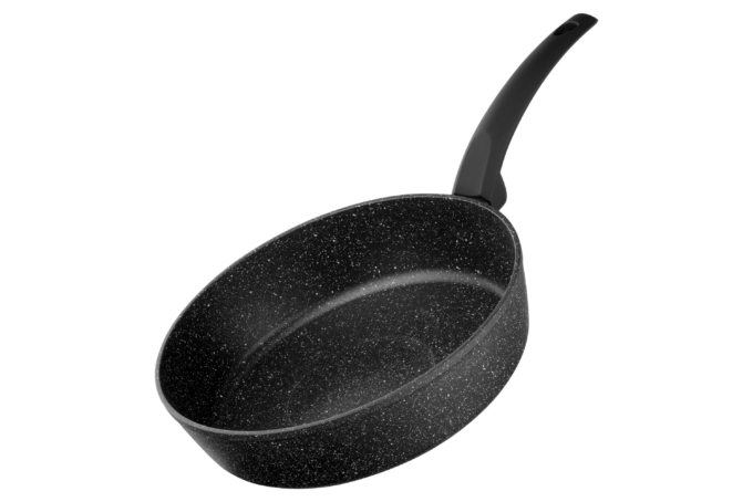  ტაფა Ardesto Deep Fry pan with lid Gemini Gourmet Viareggio, 26cm, aluminium, black