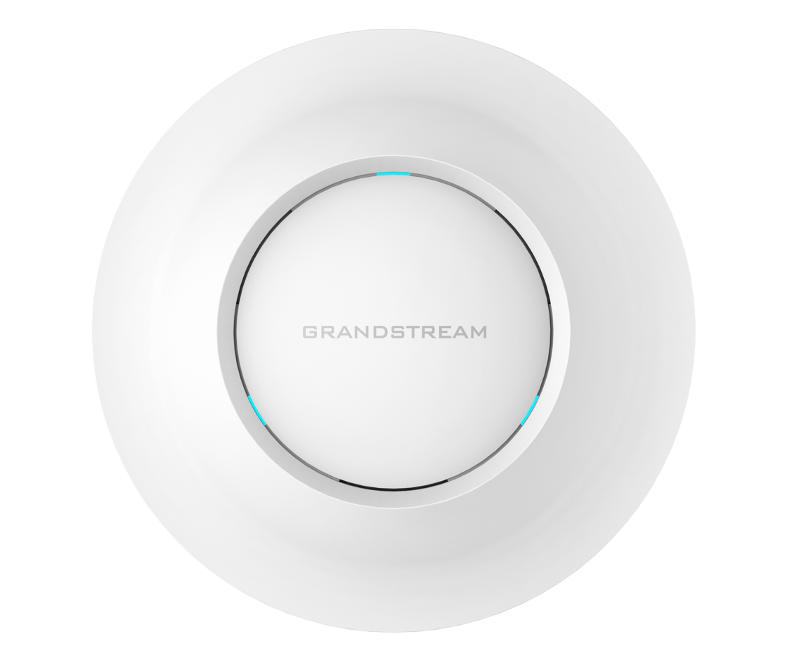 უკაბელო წვდომის წერტილი Grandstream GWN7605 | 802.11ac Wave-2 2x2:2 Wi-Fi Access Point | 2 dual band internal antennas 2.4GHz, gain 3dBi 5 GHz, gain 4dBi | 2.4 GHz Radio: 2412 – 2484 MHz 5 GHz Radio: 5180-5825 MHz