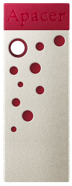 USB ფლეშ მეხსიერება USB Apacer AH15J 64GB USB 3.2 Magenta Red (AP64GAH15JR-1)