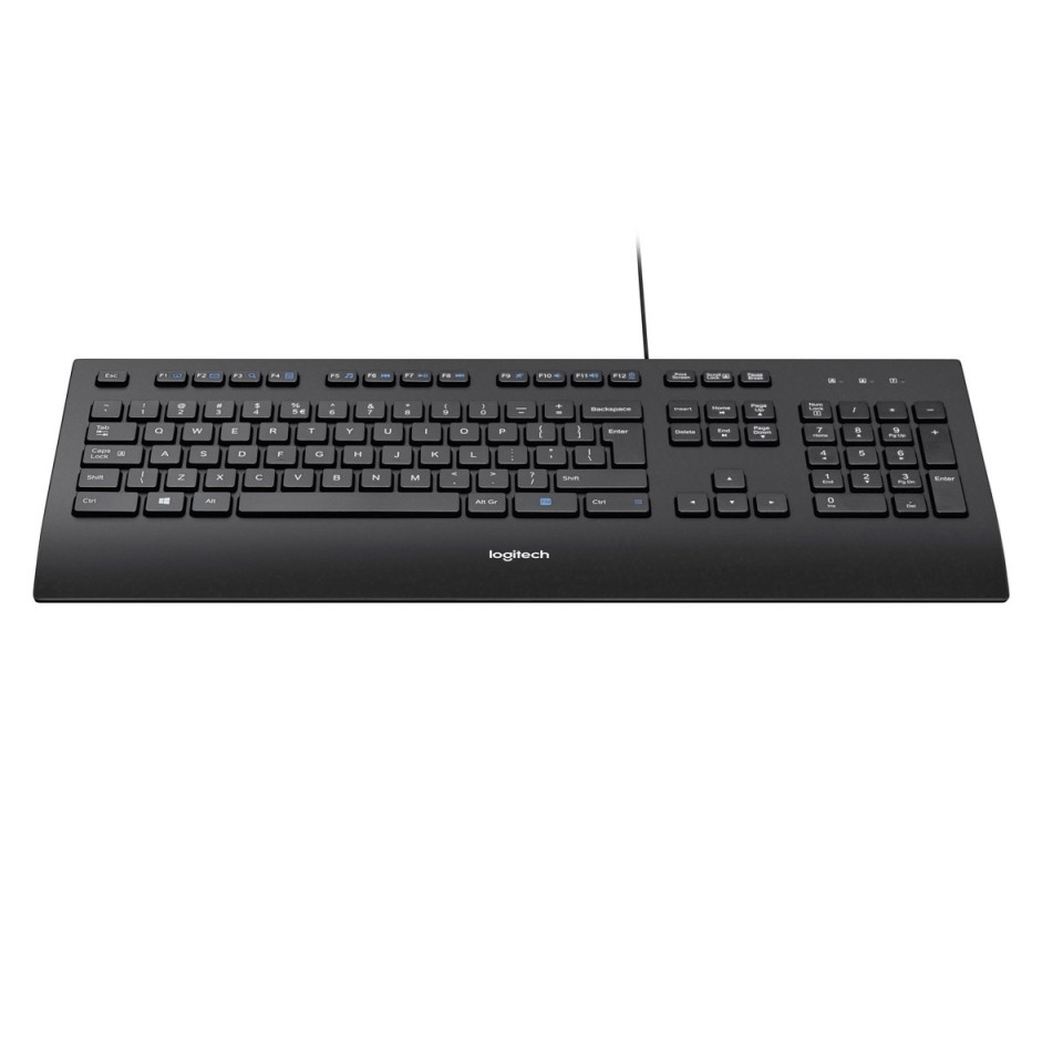 კლავიატურა Logitech K280e Black (920-005215) keyboard, numeric keypad, USB - Russian layout