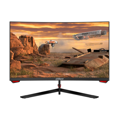 Gaming მონიტორი Dahua DHI-LM24-E230C 23.6’’ | 1920x1080 | 165Hz (max) | MPRT 1ms (max) | VA | 16:9 | E-LED | 250nits(typ) | DP1.2×1，HDMI 1.4×2，Audio out×1 | Black 