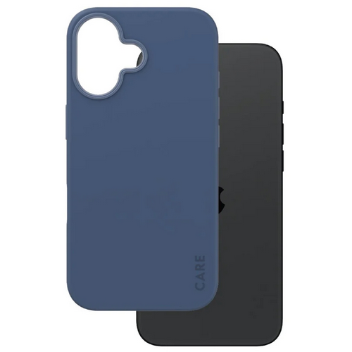 მობილურის ქეისი CARE by PanzerGlass iPhone 16 Fashionable Case Blue w. MagSafe (5715685004476)
