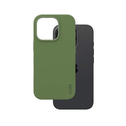 მობილურის ქეისი CARE by PanzerGlass iPhone 16 Pro Fashionable Case Green w. MagSafe (5715685004544)