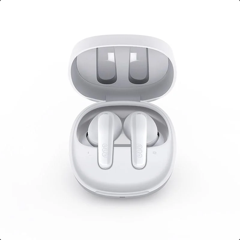 უსადენო Bluetooth ყურსასმენი  Wireless Headphone QCY T13X Wireless Earbuds White