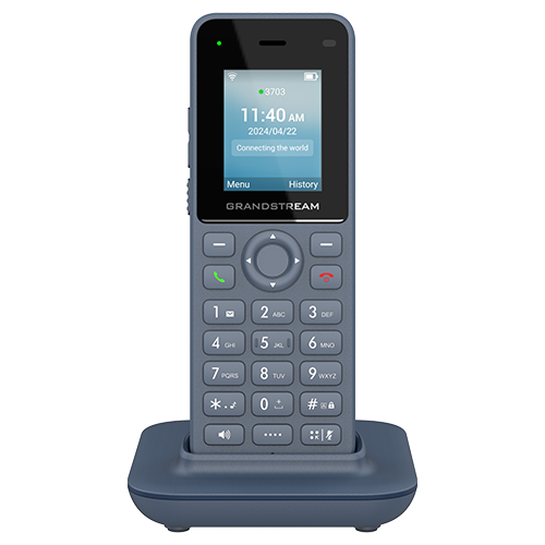 IP ტელეფონი Grandstream WP816, WiFI Phone, 2 SIP, Colour Display, Wi-Fi 6, Bluetooth, Type C USB port and 3.5mm headset jack, With cgarger and Power Supply
