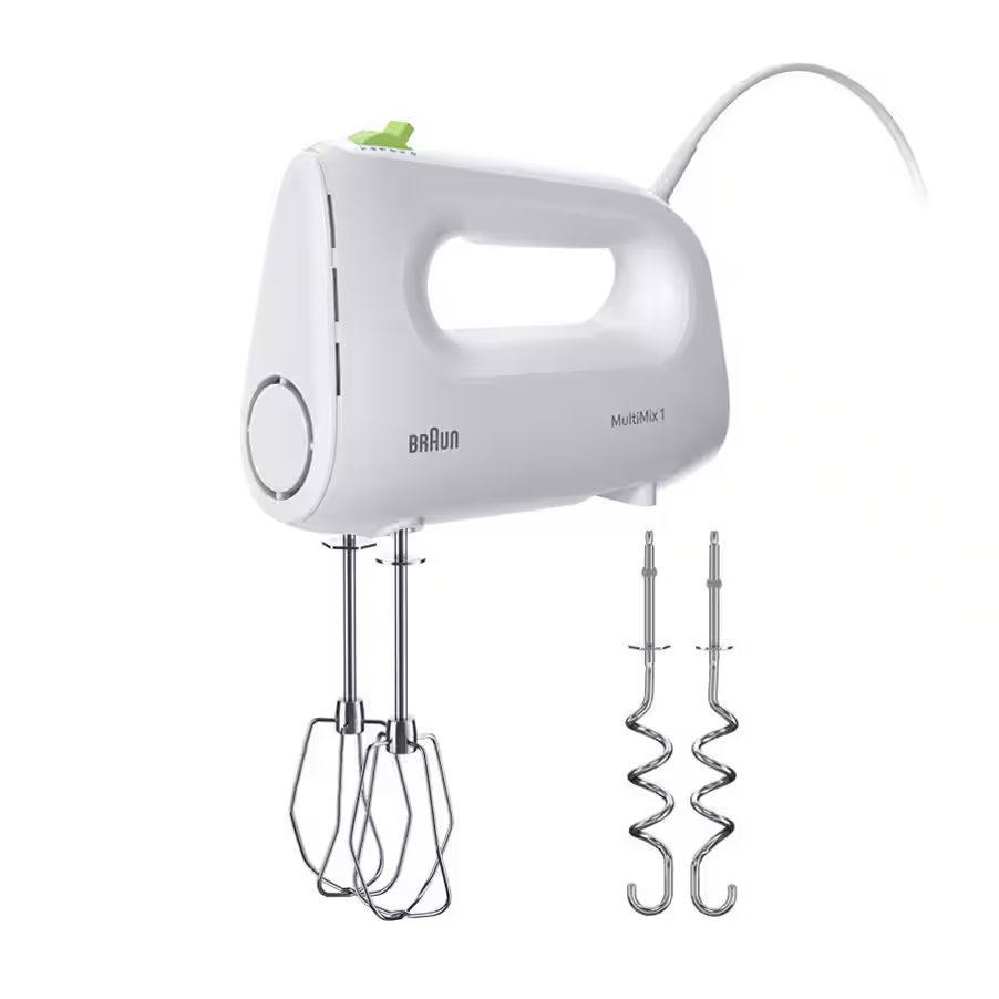 მიქსერი BRAUN MultiMix 1 Hand mixer HM 1110 - White (HM1110WH)
