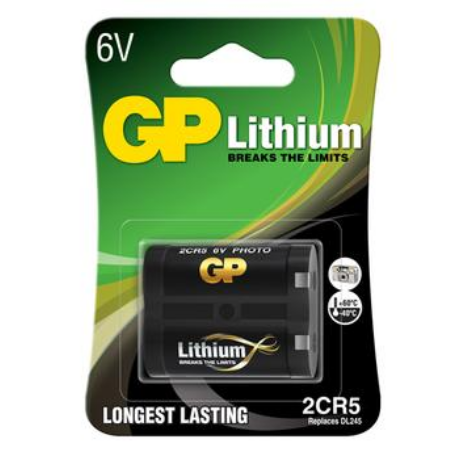 ელემენტი GPPCL2CR5005 2CR5-U1 bateria LITHIUM 6,0V GP (GPPCL2CR5005)