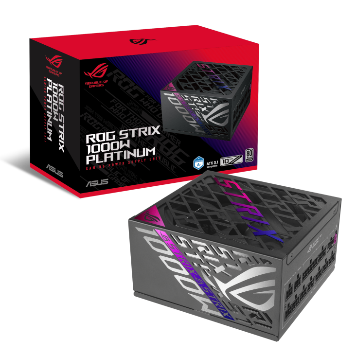 კვების ბლოკი ASUS ROG STRIX 1000W Platinum | ATX 3.1 | 80Plus Platinum (90YE00W1-B0NA00)
