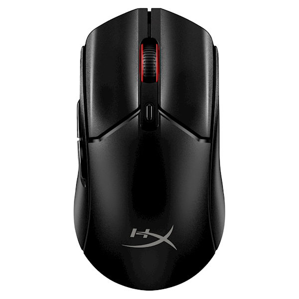 Gaming უსადენო მაუსი HyperX Pulsefire Haste 2 Core Wireless - Gaming Mouse (Black) (8R2E6AA), Button 6, Up to 12000 DPI, 300 IPS, 2.4GHz Wireless / Bluetooth® 5.2, 1x AAA Alkaline Battery, 70g