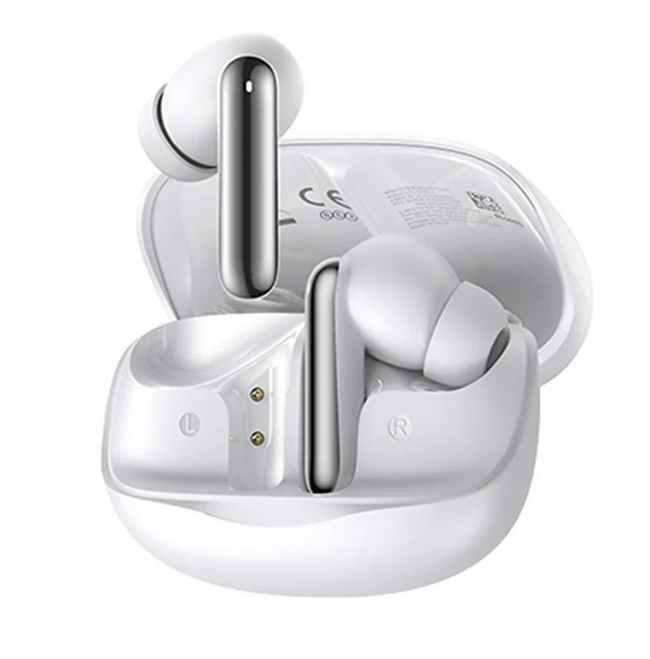 უსადენო Bluetooth  ყურსასმენი Earbuds  Wireless Headphone QCY MeloBuds 2 N50 ANC Earbuds With ANC White 6957141409763   iOS/Android Battery life: 6h(earbuds),18h with charging case