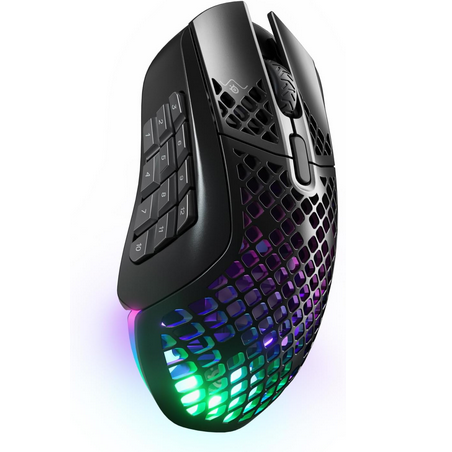 Gaming მაუსი უსადენო SteelSeries Mouse Aerox 9, RGB, USB-A/WL/BT, black (62618_SS)