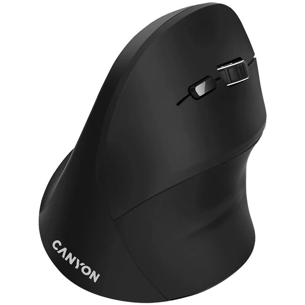 მაუსი Canyon CNS-CMSW16B, Wireless, USB, Mouse, Black
