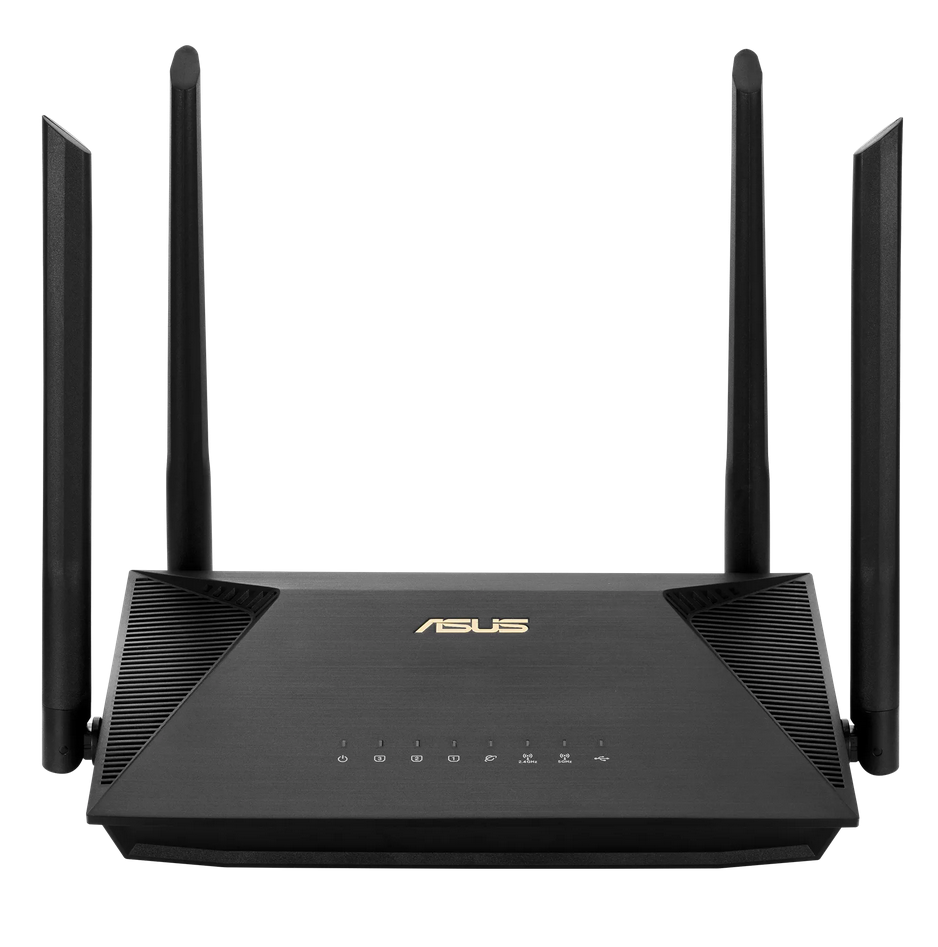 როუტერი Extendable Router ASUS RT-AX1800U Dual Band WiFi 6 (802.11ax) Router supporting MU-MIMO and OFDMA technology, with AiProtection Classic network security powered by Trend Micro™, compatible with ASUS AiMesh WiFi system 90IG06P0-MO3530