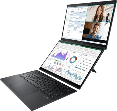 ნოუთბუქი ASUS Zenbook DUO OLED (2024) (UX8406CA-QL078W) Inkwell Gray