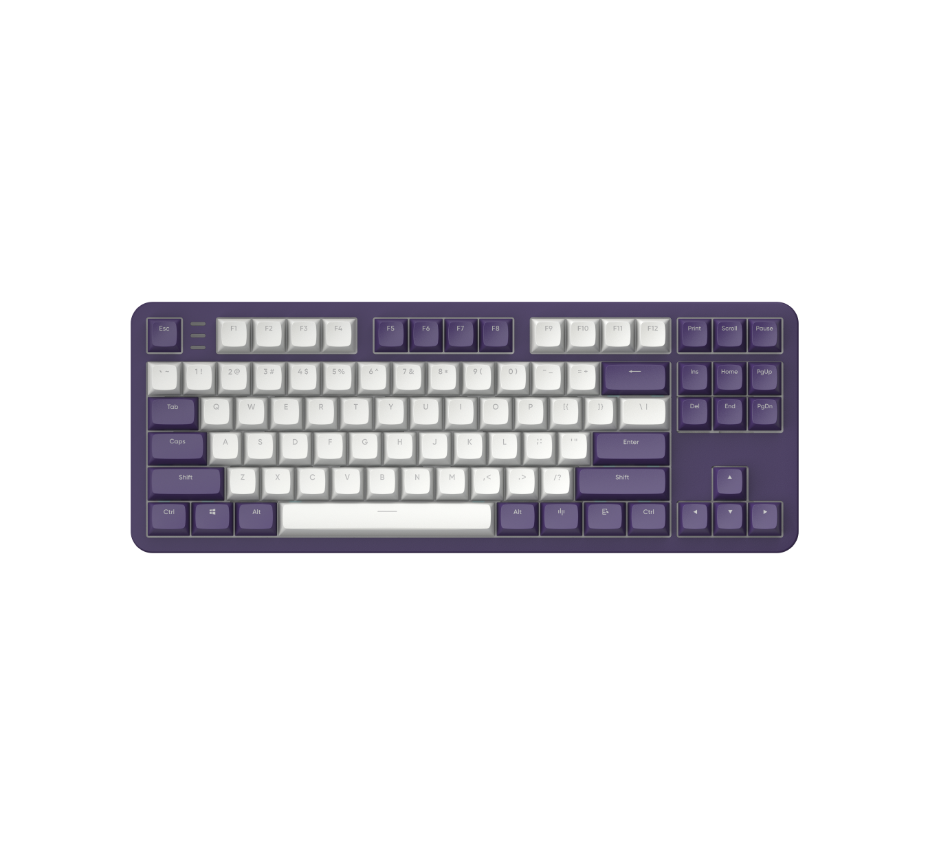 კლავიატურა Keyboard/ Dark Project ALU87 Violet - Mechanical Gaming Keyboard (ANSI)