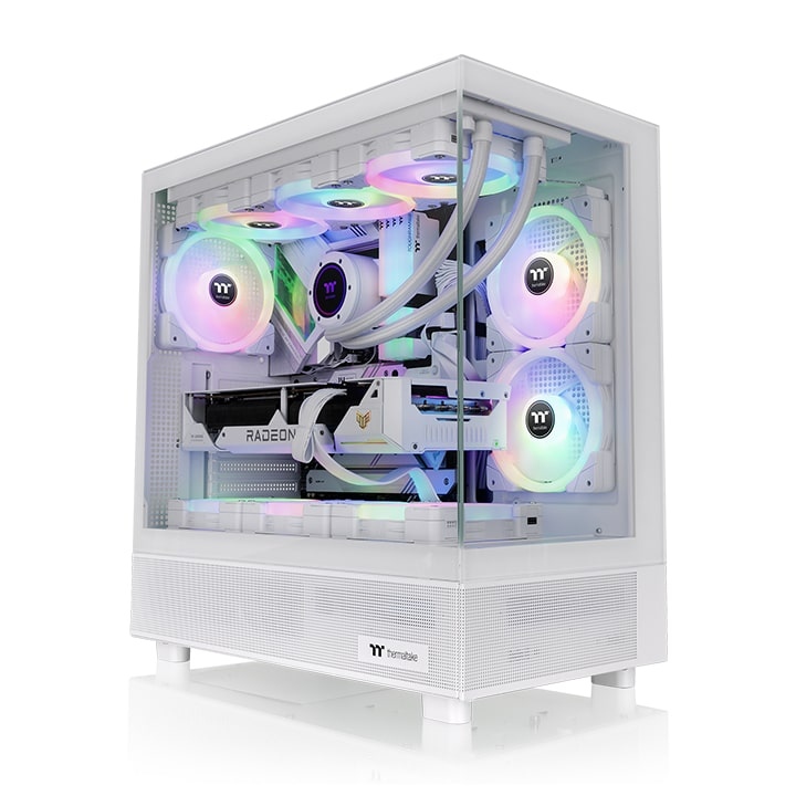 კომპიუტერის ქეისი Thermaltake View 270 TG ARGB Snow,  White, Tempered Glass, CT140 ARGB White Fan*1/ (CA-1Y7-00M6WN-00)