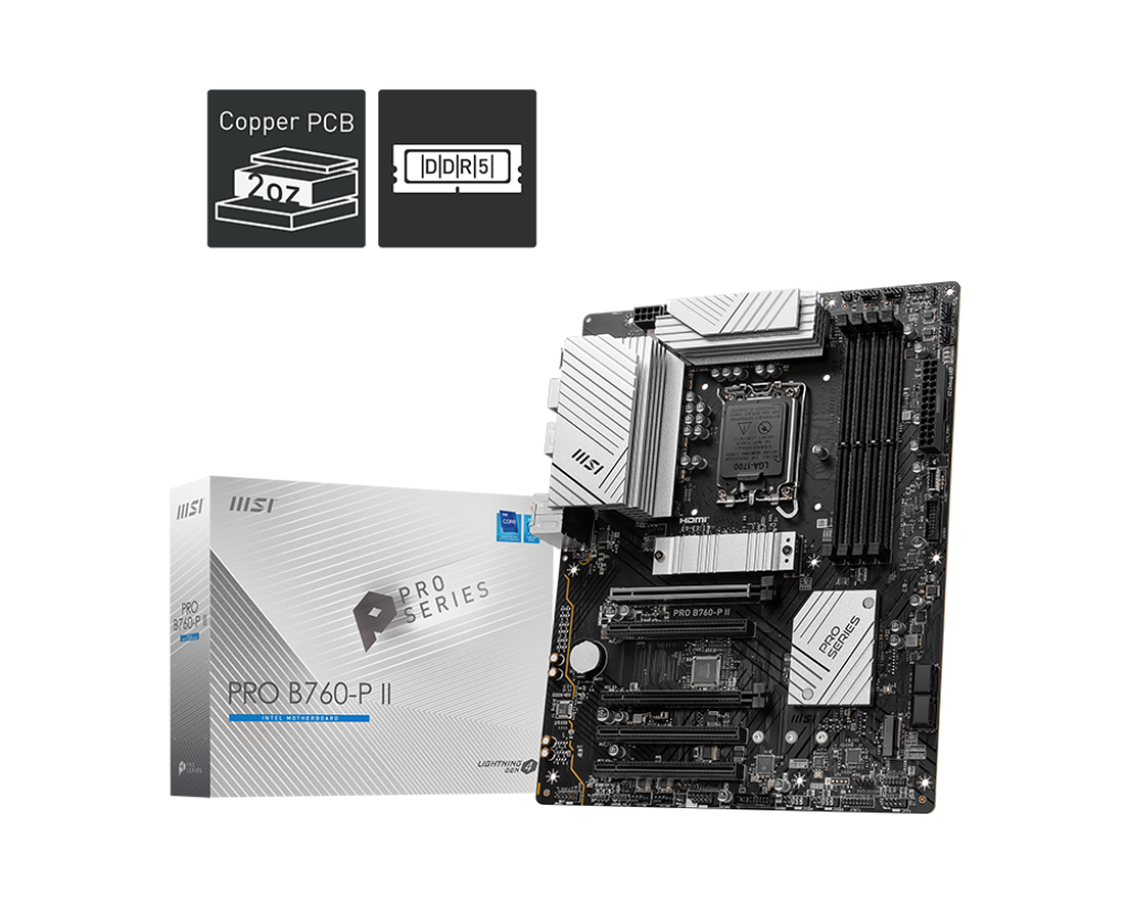 PC Components/ MotherBoard/ LGA 1700/ MB B760 S1700 ATX PRO B760-P II MSI