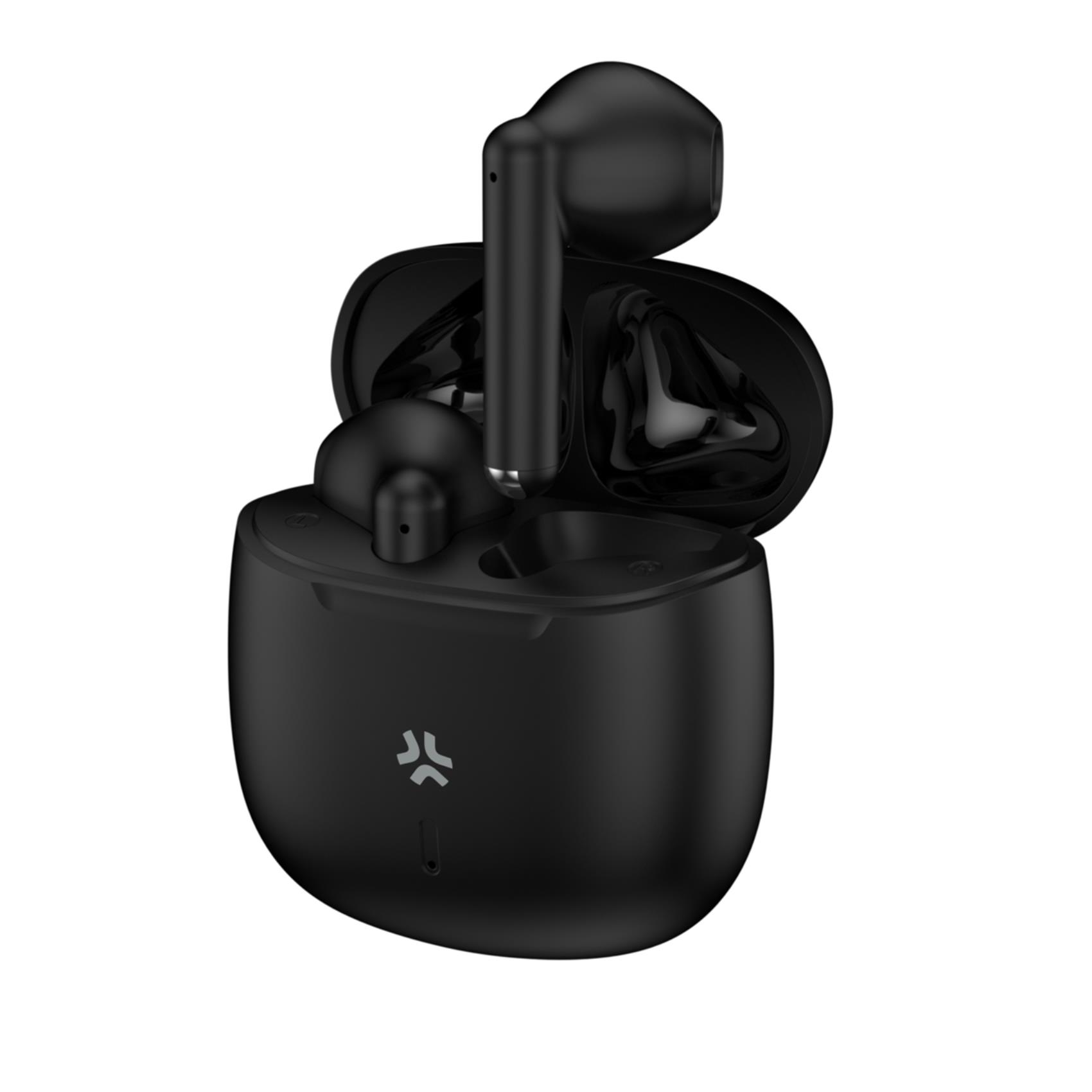 უსადენო ყურსასმენი Celly BUZ2 True Wireless Earbuds Black Code: BUZ2BK | Code EAN: 8021735200611 | Built-in microphone: ✔  Weight: 42 gr | Remote control: Call and volume/music control  Noise canceling: ✘  Scope: 10 m