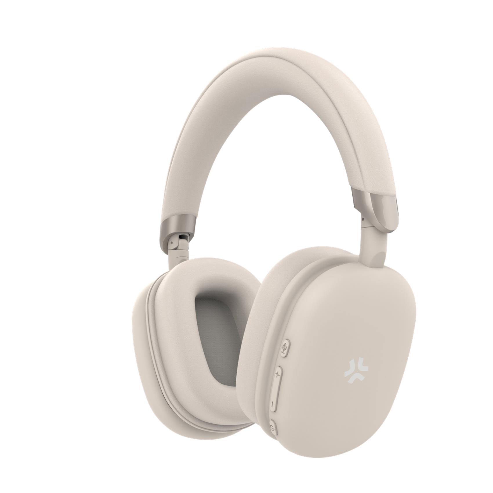 უსადენო ყურსასმენი  Celly Wireless Headphone | SOUNDBEAT With ANC & ENC Wireless Headphone | White | 8021735206224
