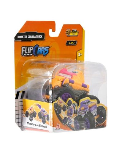 Flip Cars 2-in-1 Flip Vehicle- Monster Gorilla Truck