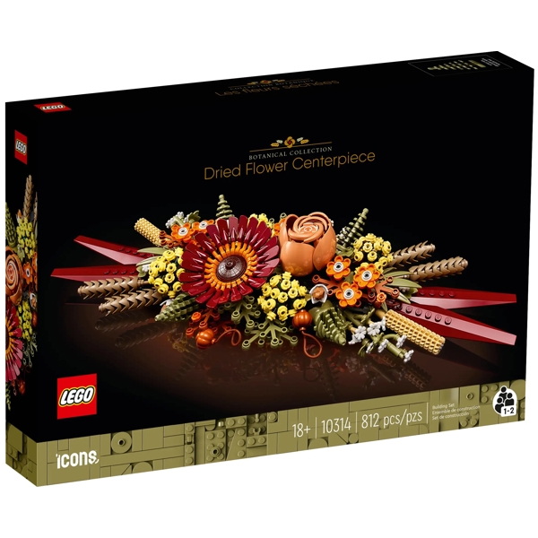 LEGO Icons Dried Flower Centerpiece
