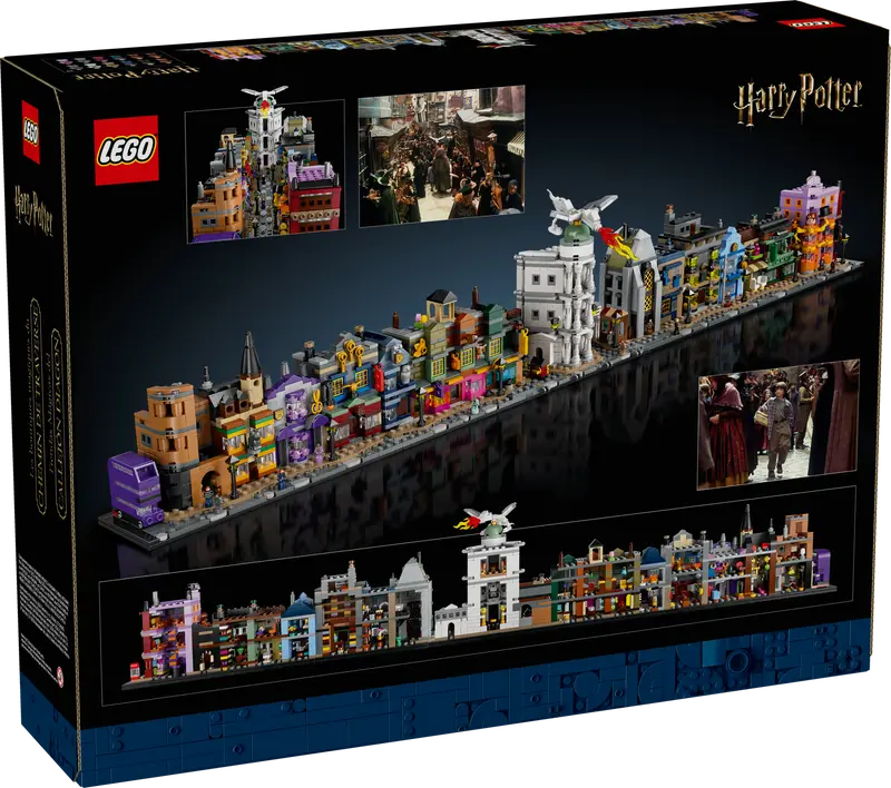 ასაწყობი კონსტრუქცია LEGO Constructor Harry Potter Diagon Alley Wizarding Shops