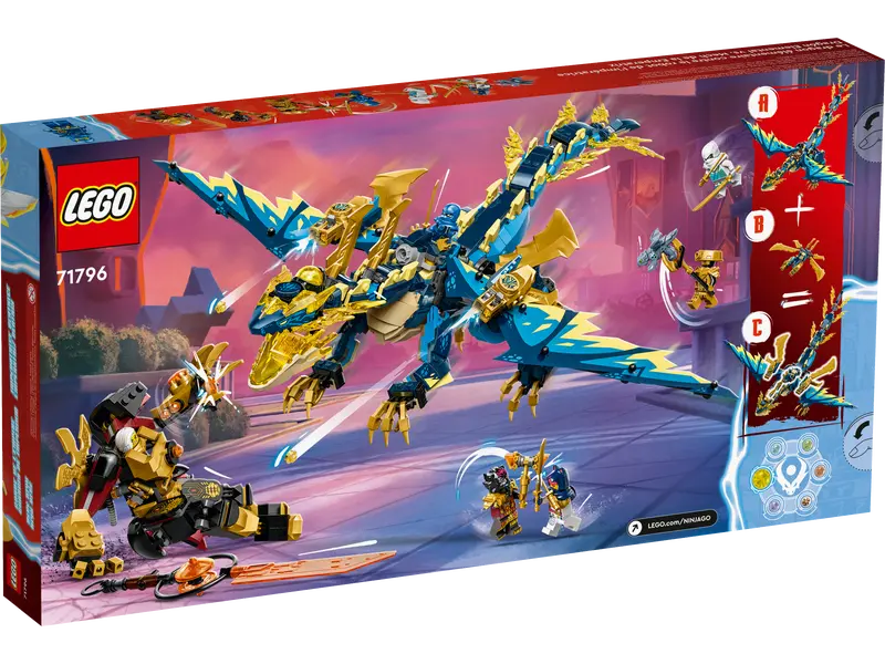 ასაწყობი კონსტრუქცია  LEGO Ninjago Elemental Dragon vs. The Empress Mech