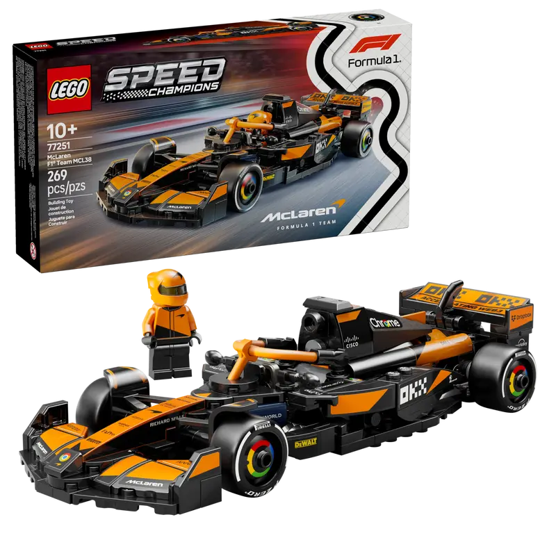 LEGO Constructor Speed Champions McLaren F1® Team MCL38 Race Car
