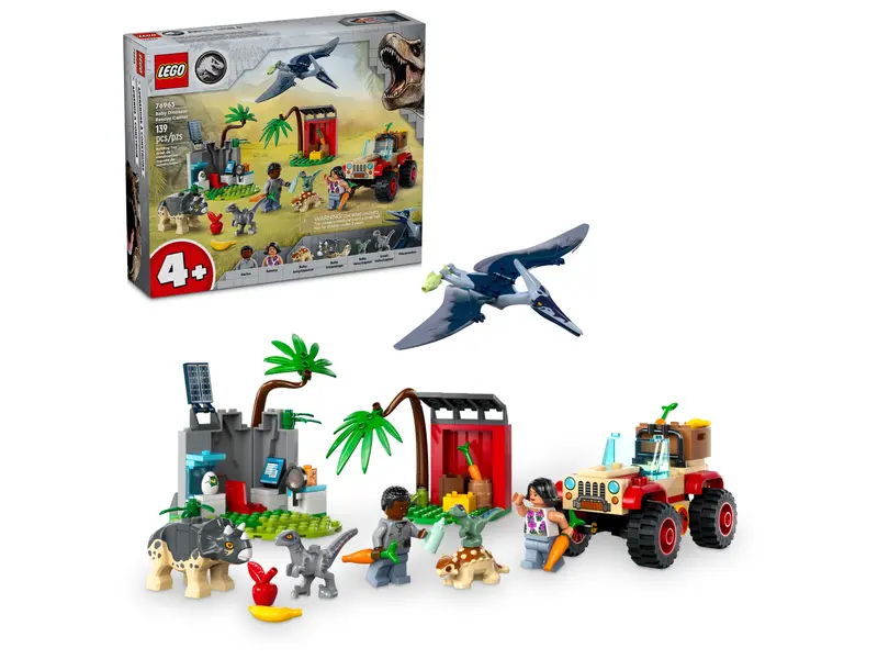 LEGO Constructor JURASSIC WORLD BABY DINOSAUR RESCUE CENTER