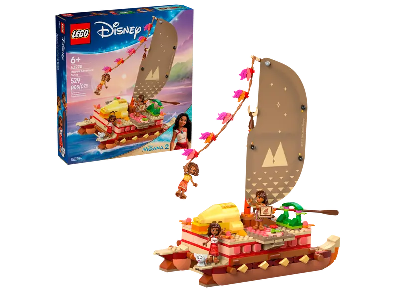 LEGO Constructor Disney Princess Moana's Adventure Canoe
