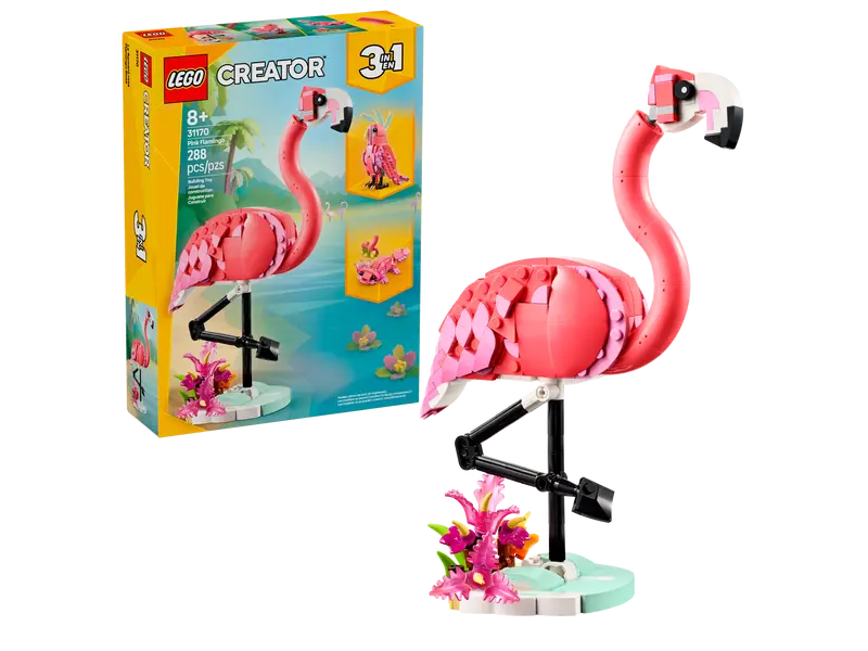 LEGO Constructor Creator Wild Animals: Pink Flamingo