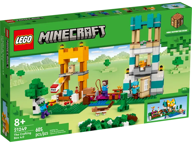 ასაწყობი კონსტრუქცია  LEGO Minecraft The Crafting Box 4.0