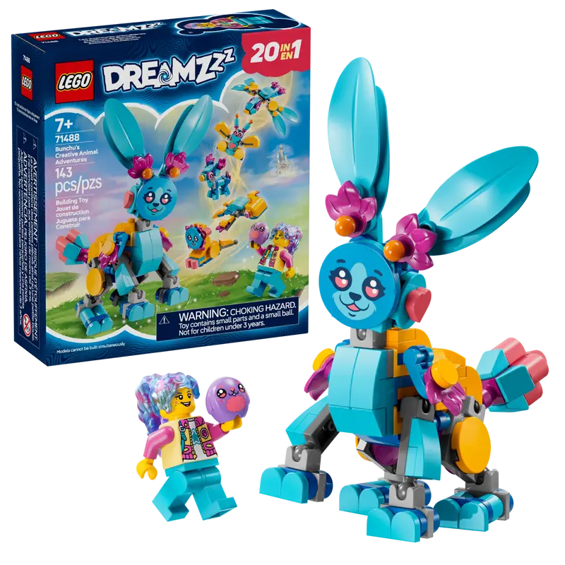 LEGO Constructor DREAMZzz Bunchu's Creative Animal Adventures