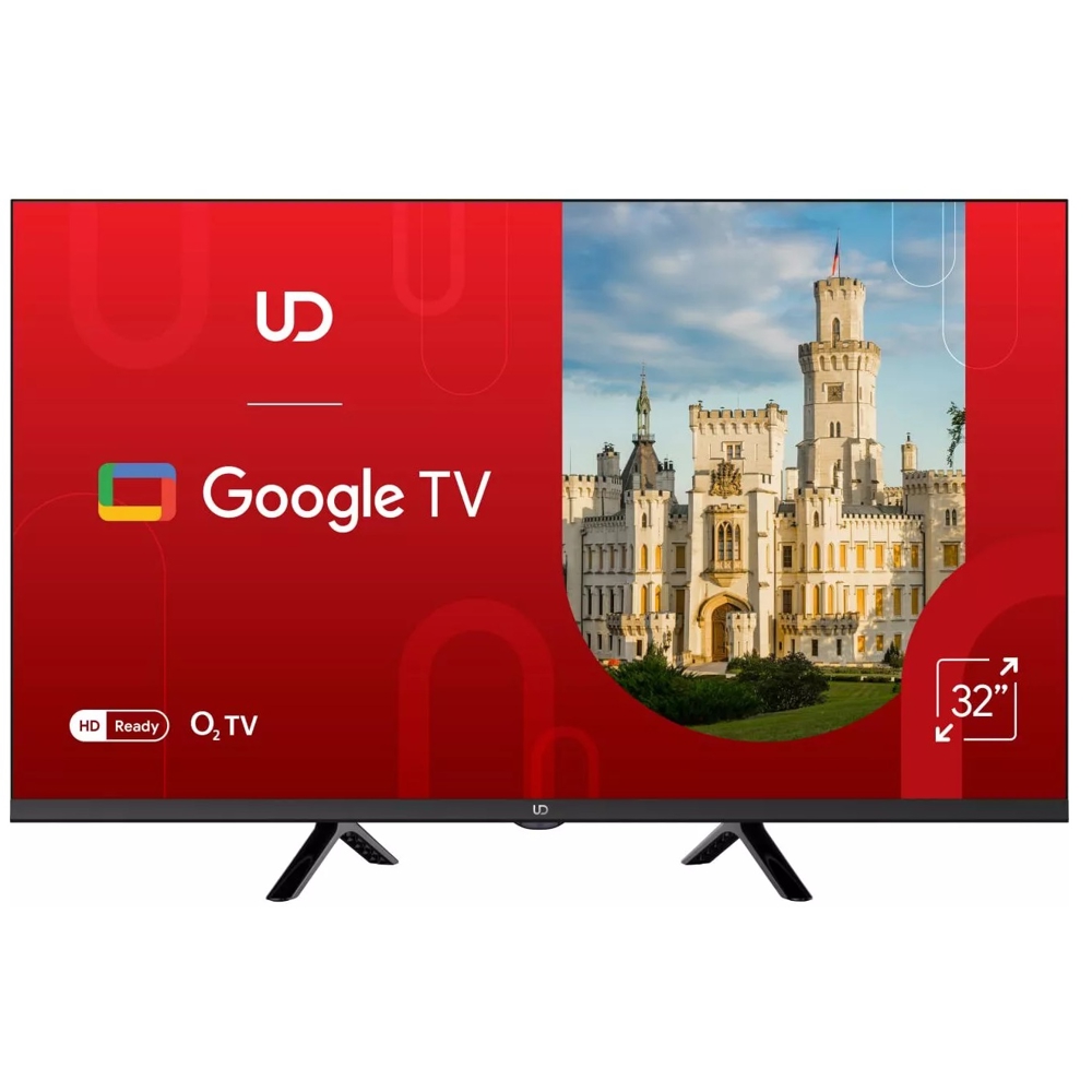 TV/ LED/ UDTV/ TV 32"(81cm)/ UD 32GW5210  Google TV 16:9 1366x768  178*/178* 200cd/m2 BT5.0 DVB-T/T2/C/S/S2, Cl+ HDMIx2 USB2.0 2x8W VESA 200x200
