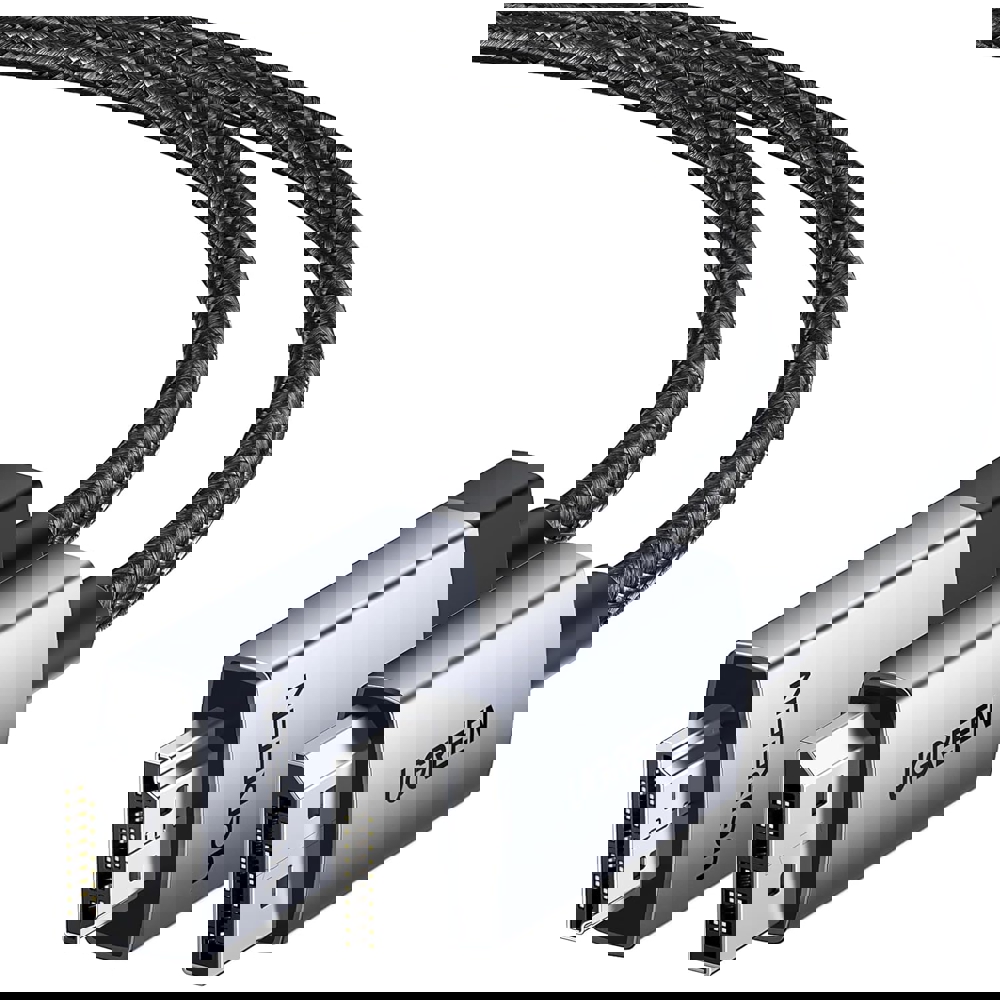 ვიდეო კაბელი UGREEN DP119 (15774), 4K, DisplayPort to HDMI, 2m, Grey/Black