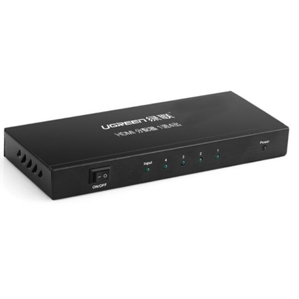 HDMI სპლიტერი UGREEN CM620 (40202EU), HDMI Splitter 1 In 4 Out EU, Black