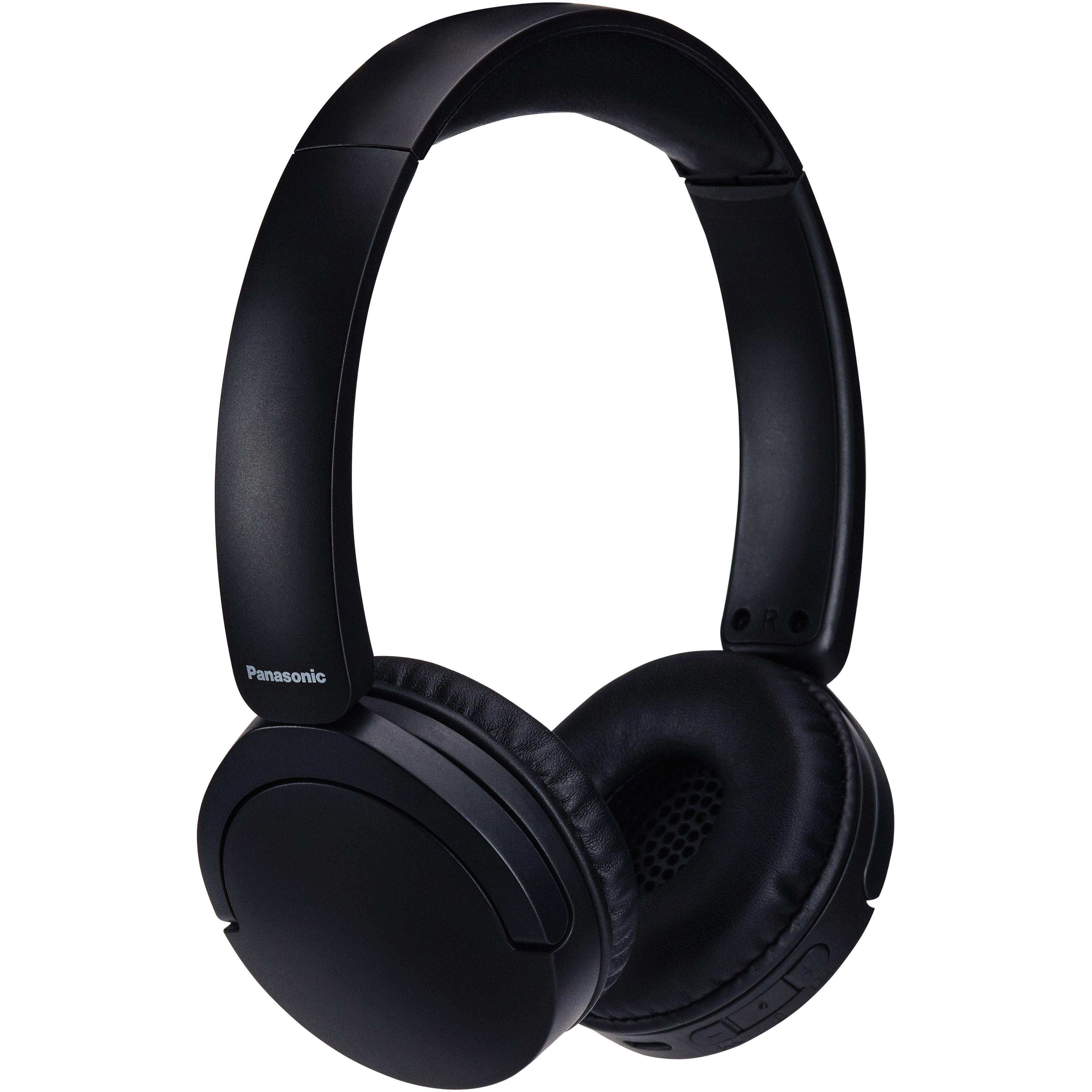 ყურსასმენი Panasonic RB-HF630BG-K Over-Ear Headphones with ENC (Voice Control, Bluetooth, Up to 72 Hours Battery Life) Black