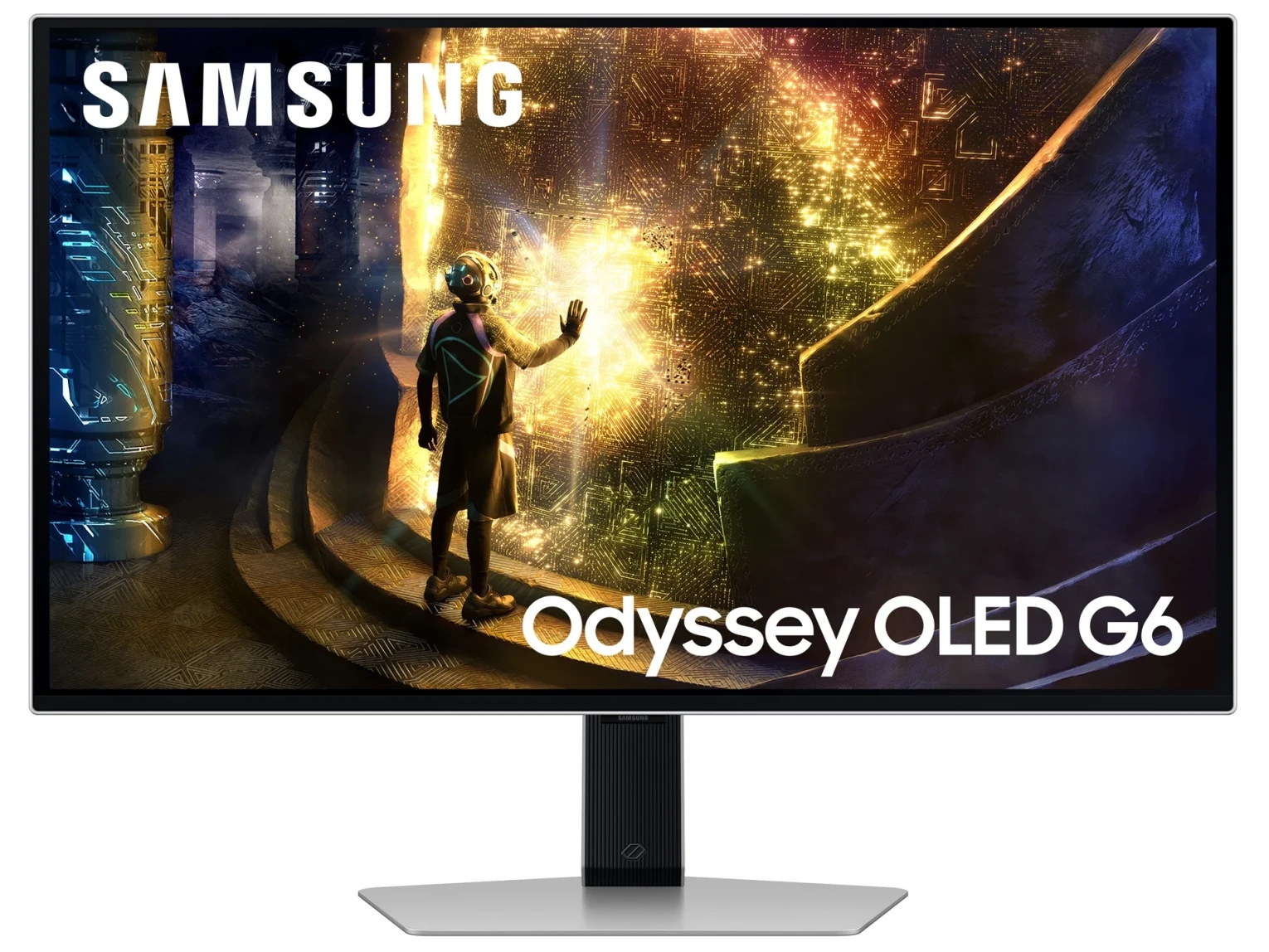 Gaming მონიტორი Samsung Odyssey G6 LS27DG612SIXCI 27" QHD 2560x1440 OLED 0.3ms 240Hz | 250 сd/м2 | HDR10+ Gaming | FreeSync Premium Pro + compatible G-Sync