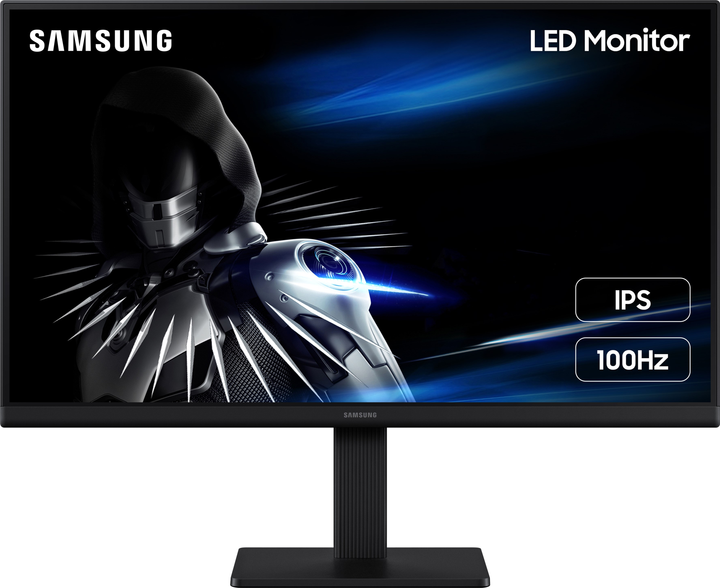 მონიტორი Samsung Essential S3 LS24D300GAIXCI 24", IPS, 1920x1080 (Full HD), 5 ms, 100 Hz, 250 cd/m2, 178°/178°, VGA, HDMI, black 