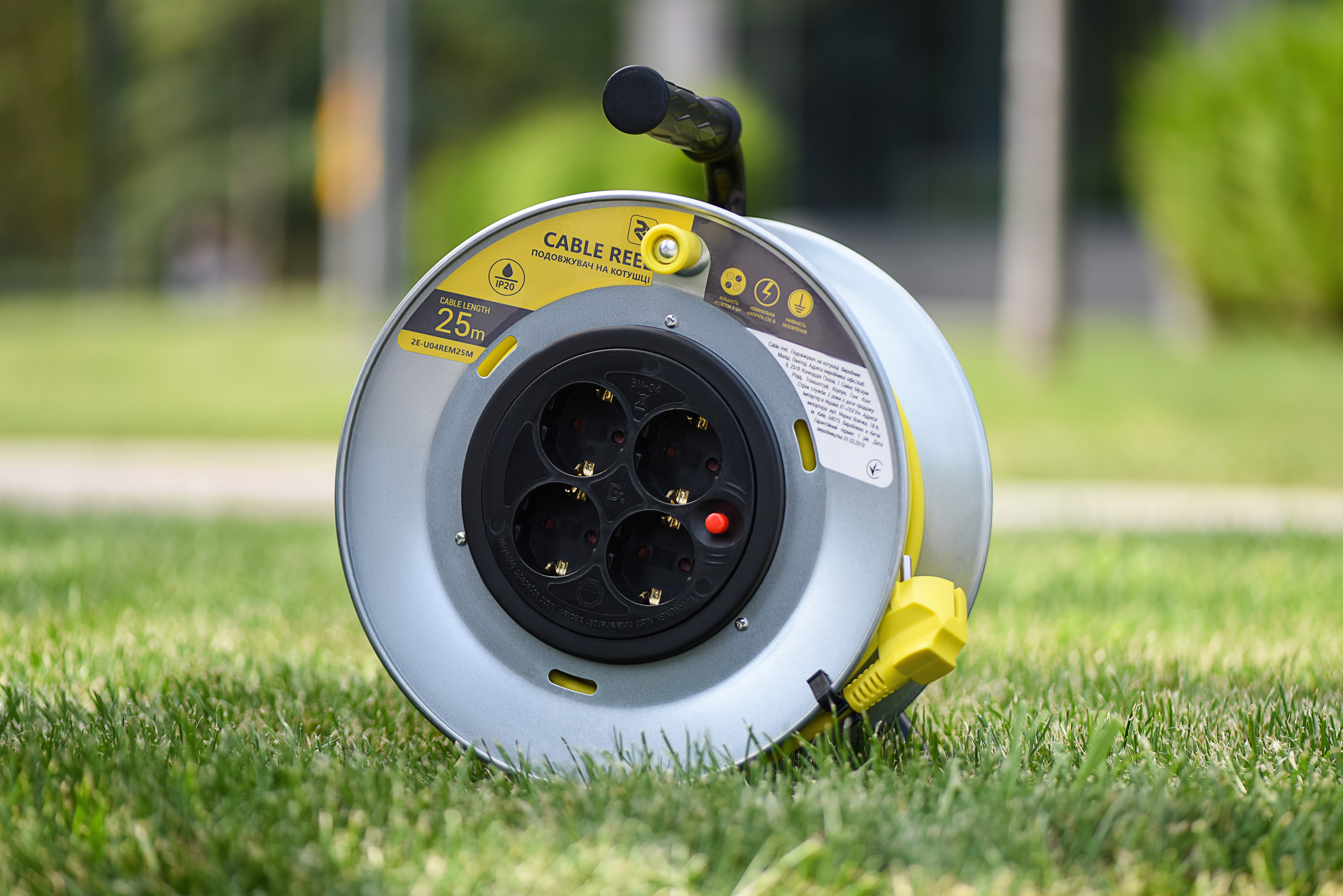  დენის გამაგრძელებელი 30 მეტრი  2E Garden hose AquaFlex Green 3/4" 30m 3 layers 10bar -5+50°C