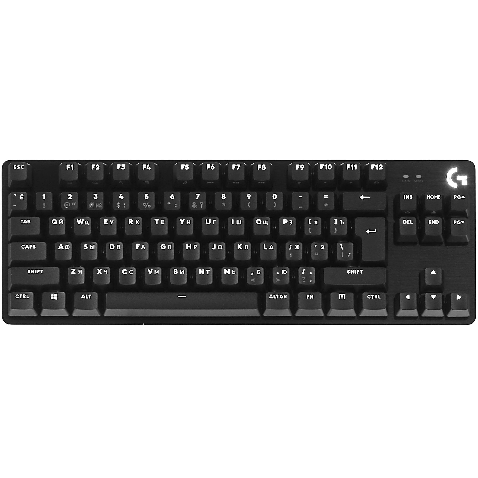 მექანიკური სადენიანი Gaming კლავიატურა  LOGITECH G413 TKL SE Corded Mechaniucal Gaming Keyboard - BLACK - RUS - USB - TACTILE L920-010447