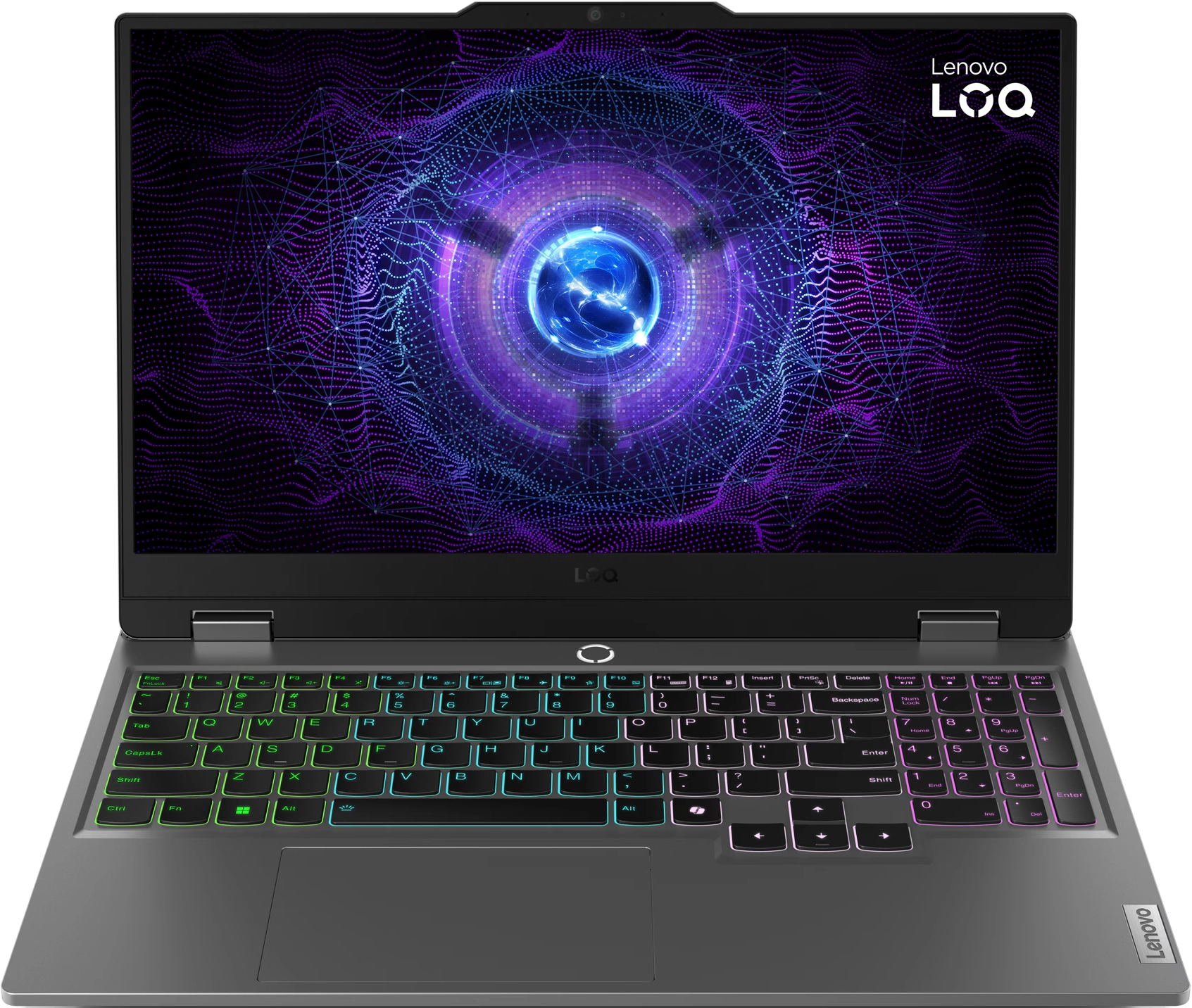 Gaming ნოუთბუქი Lenovo LOQ 15IAX9 (83GS005NRK) 15.6" 1920x1080 (Full HD), 144Hz , IPS, Intel Core i5 12450HX, 2400 MHz, 16 GB DDR5, 512 GB SSD, GeForce RTX 3050 6144 MB, Wi-Fi, Bluetooth, no OS, gray