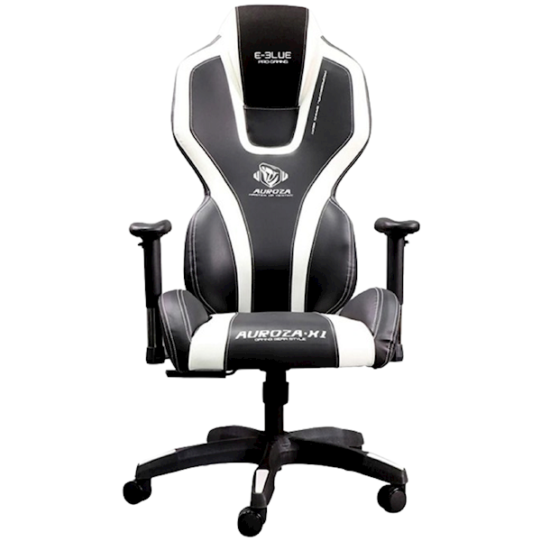 Gaming სავარძელი E-BLUE Auroza gaming chair – WHITE (EEC410BWAA-IA)