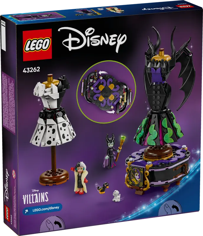 ლეგო LEGO Constructor Disney Classic Maleficent's and Cruella De Vil's Dresses