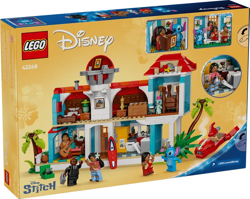 ლეგო LEGO Constructor Disney Classic Lilo and Stitch Beach House