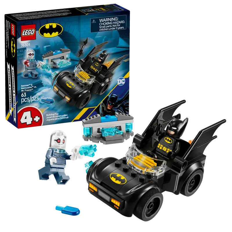 ლეგო LEGO Constructor Super Heroes Batman & Batmobile vs. Mr. Freeze