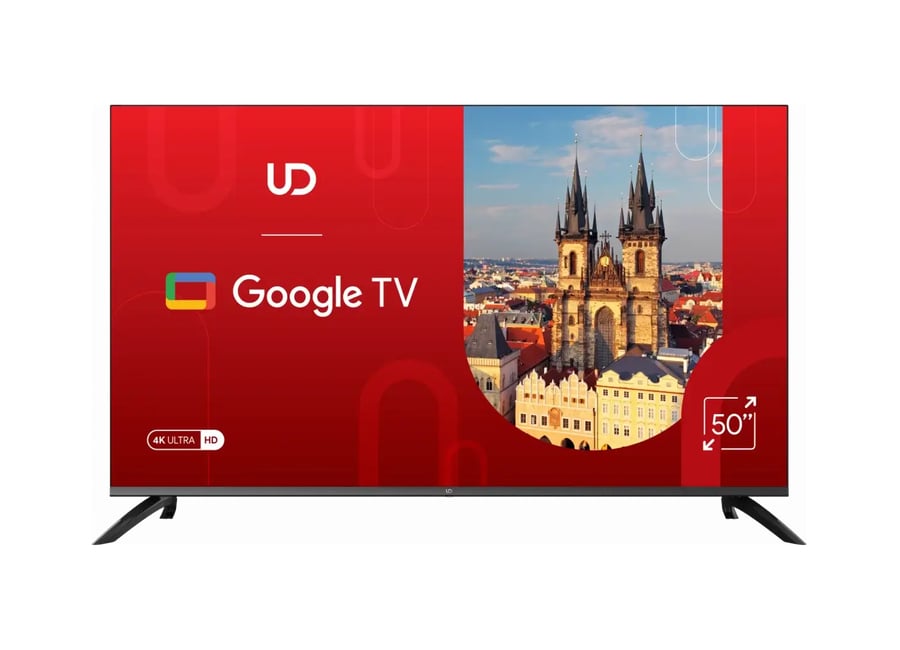 ტელევიზორი UDTV TV 50"(127cm) | UD 50GU6210  Google TV 16:9 3840x2160  178*/178* 250cd/m2  BT5.1 WiFi RJ45 Cl+ HDMIx2 USB2.0 DVB-T/T2/C/S2 VESA 200x200